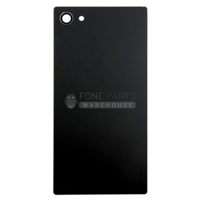 For Xperia Z5 Compact Replacement Battery Back Cover With Sticker [Black]