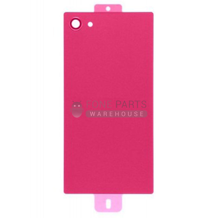 For Xperia Z5 Compact Replacement Battery Back Cover With Sticker [Pink]