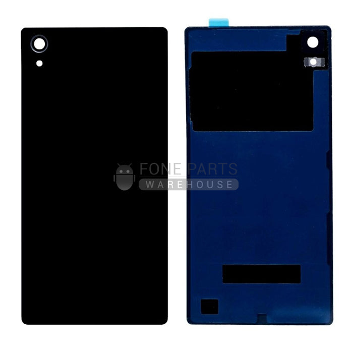 For Xperia Z5 Premium Replacement Battery Back Cover With Sticker [Black]