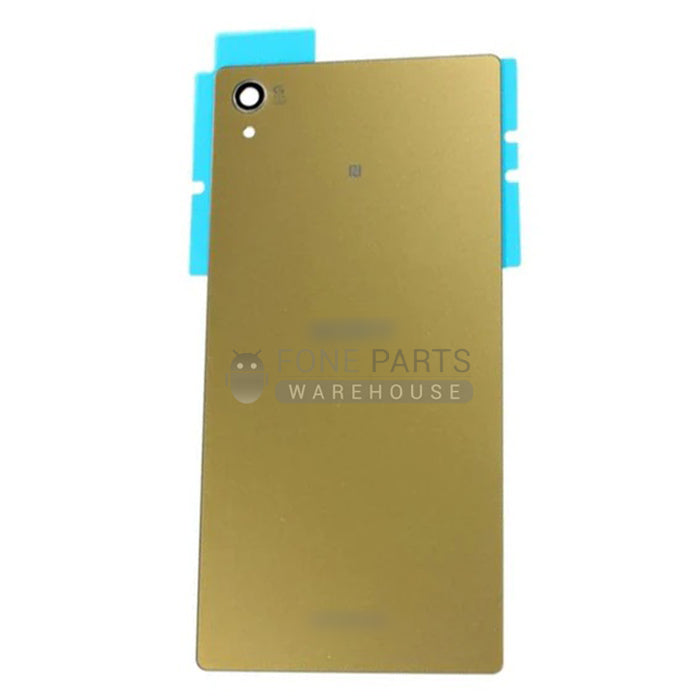 For Xperia Z5 Premium Replacement Battery Back Cover With Sticker [Gold]