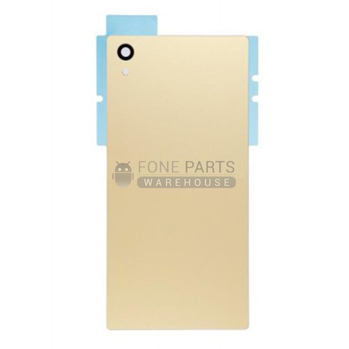 For Xperia Z5 Replacement Battery Back Cover With Sticker [Gold]