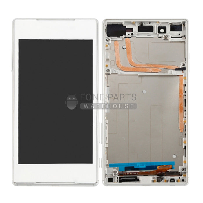 For Xperia Z5 Replacement LCD Screen Touch Digitizer in [White] [ORIGINAL]