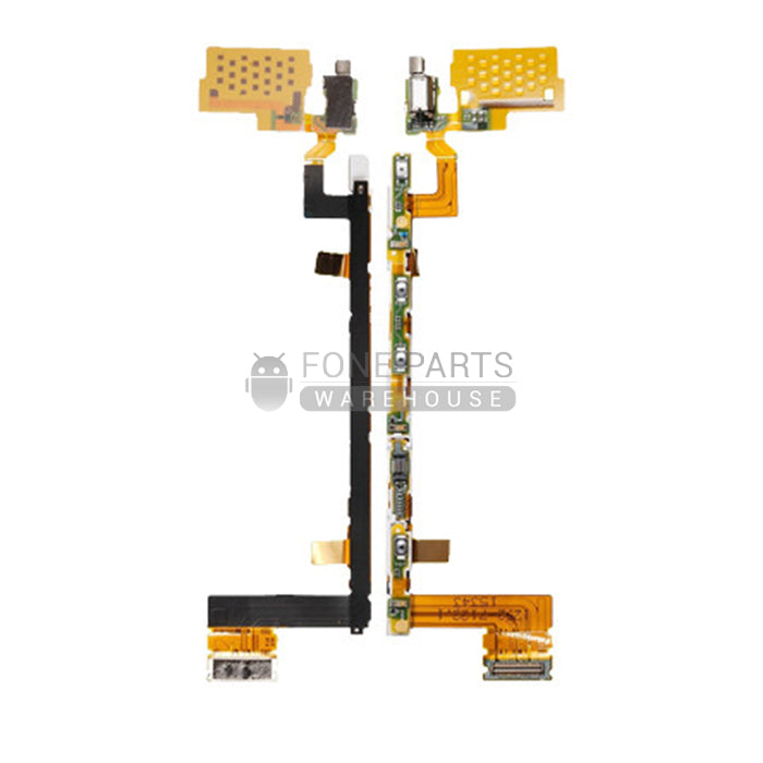 For Xperia Z5 Replacement Power and Volume Flex Cable with Vibrator Motor