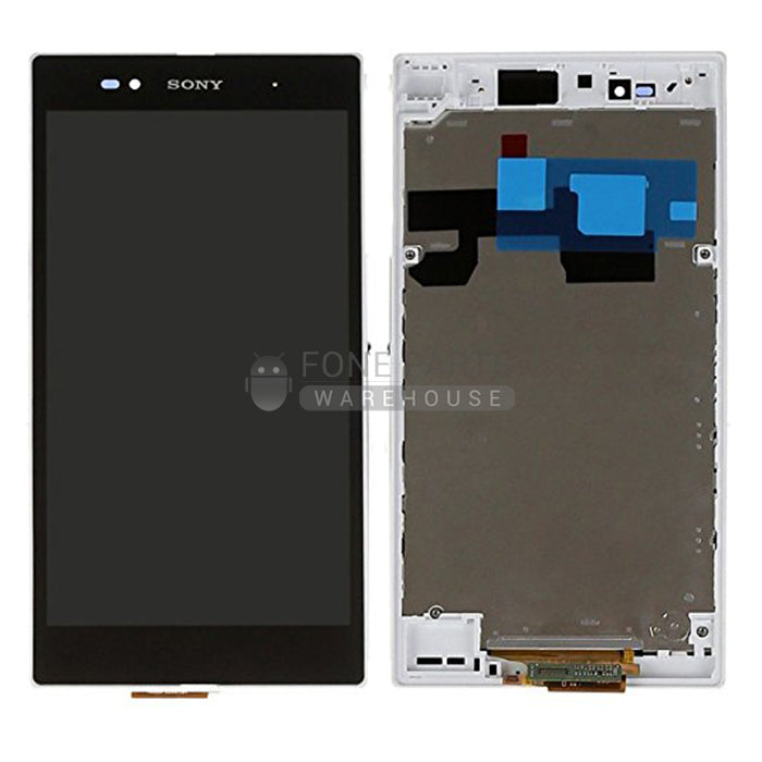 For Xperia Z Ultra / XL39 Replacement LCD Screen Touch Digitizer in [White] [ORIGINAL]