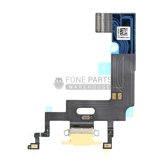 For IPhone XR Genuine Charging Port Flex [Yellow]