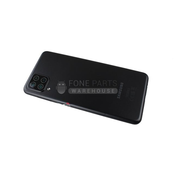 For A12 Nacho (SM-A127) Replacement Battery Back Cover [Black]