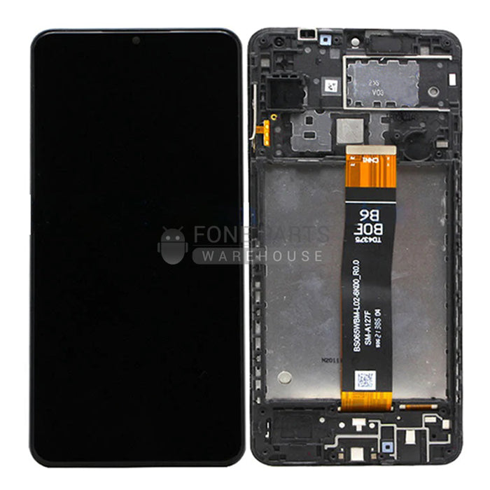 For A125/A127 Universal LCD Screen With Touch Digitizer Assembly and Frame (OEM)