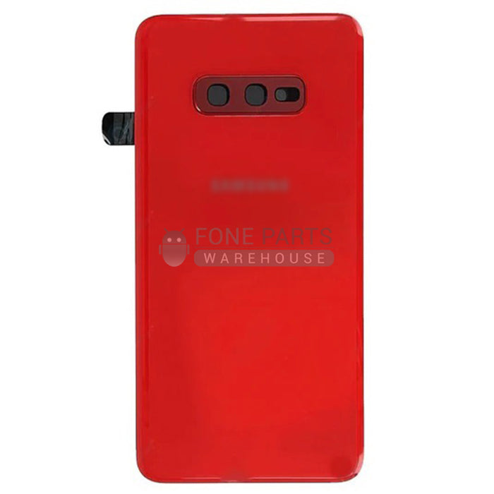 For Galaxy S10e (G970) Battery Back Cover With Lens [Red]