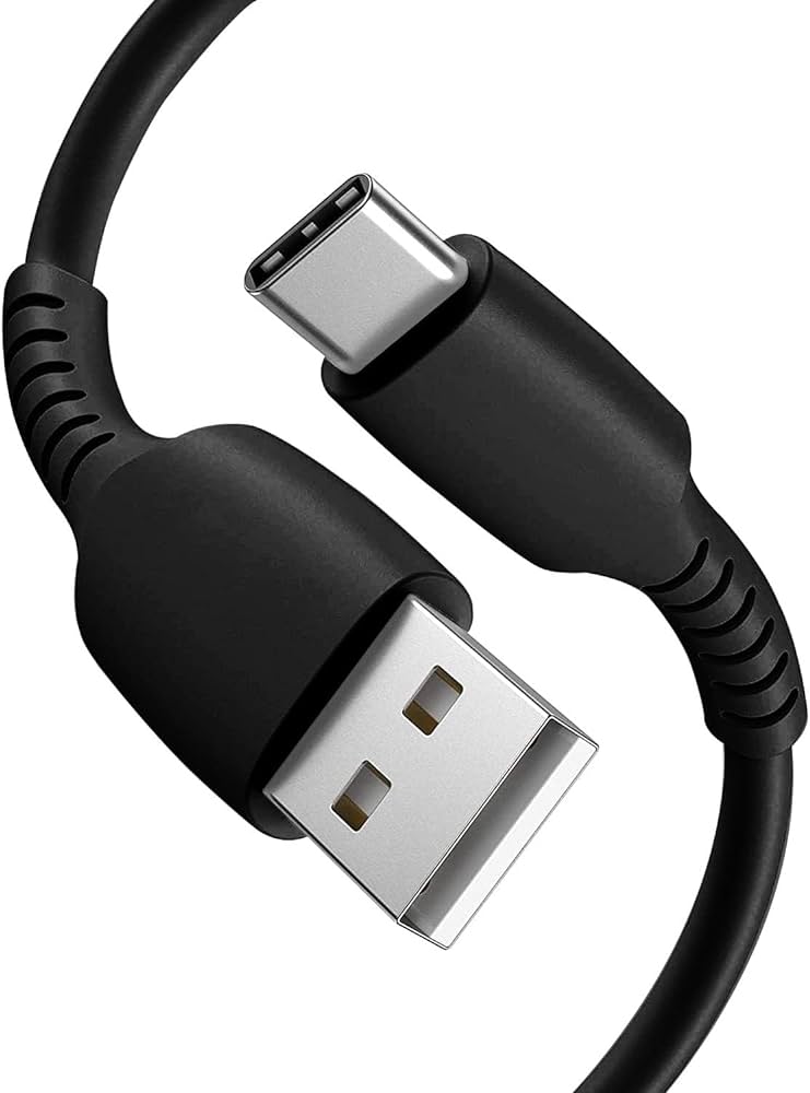 Sam USB to Type C Charger Cable Lead | 1M | Black