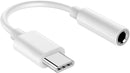 Compatible Type-C to 3.5mm Headphone Jack Adapter | White