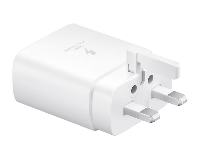 Sam Compatible 45W USB-C Power Adapter Plug | White