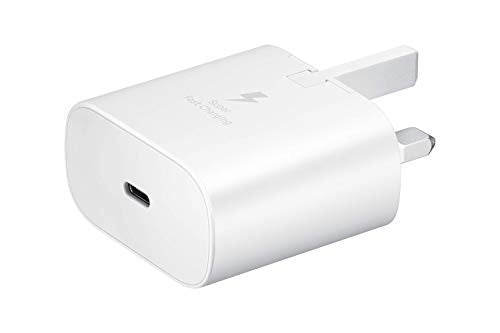 Sam Compatible 25W USB-C Power Adapter Plug | White