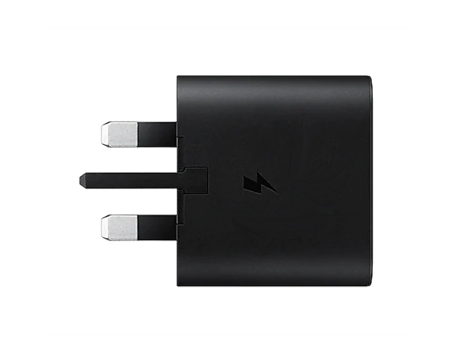 Sam Compatible 25W USB-C Power Adapter Plug | Black