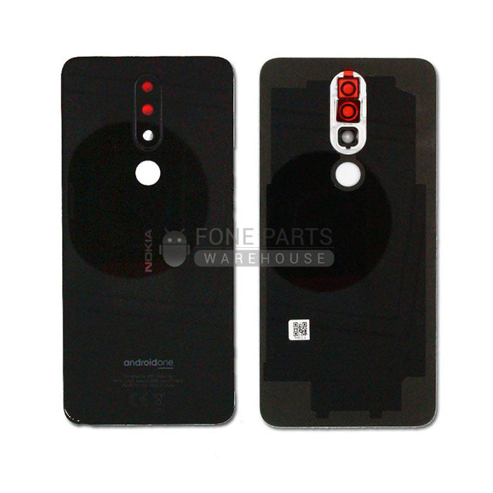 For Nokia 5.1 Plus/ X5 (2019) Replacement Battery Back Cover With Lens [Black]