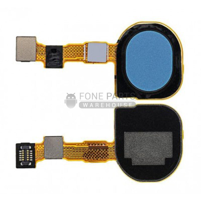 For Galaxy A11(A115) Fingerprint Sensor Flex Cable With Touch ID [Blue]