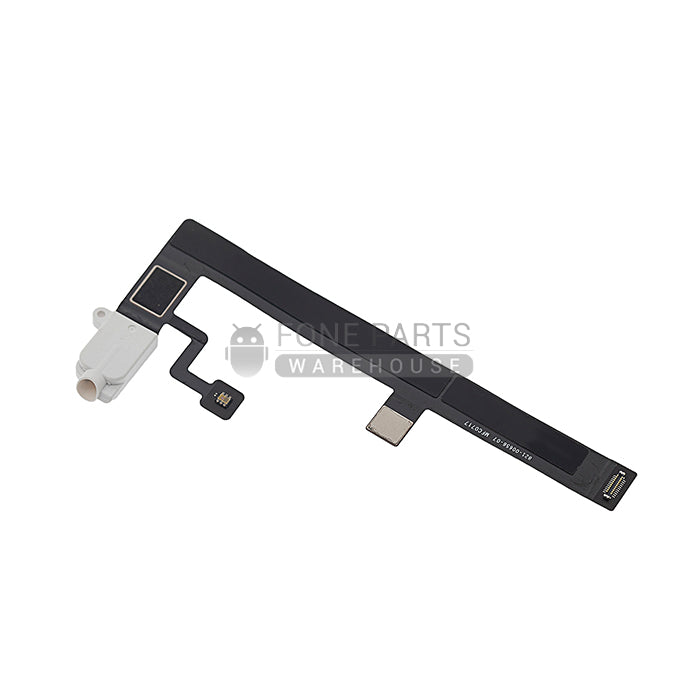 For iPad 12.9 2st Gen Replacement Pro Headphone Jack Flex [White]