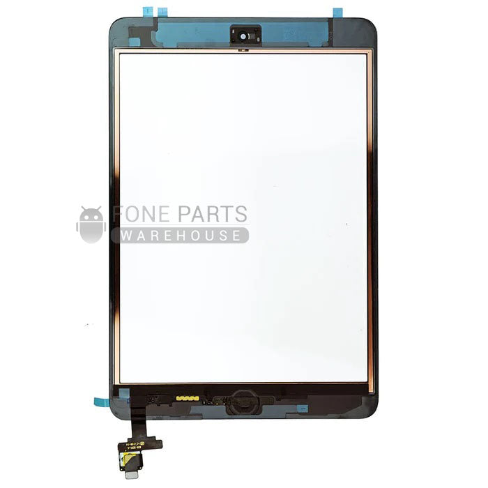 For iPad 2 Replacement Touch Digitizer Glass with Home Button and Adhesive in [Black] (AAA Aftermarket)