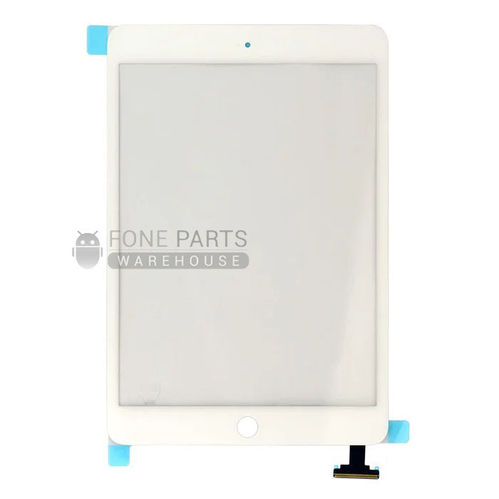 For iPad 2 Replacement Touch Digitizer Glass with Home Button and Adhesive in [White] (AAA Aftermarket)