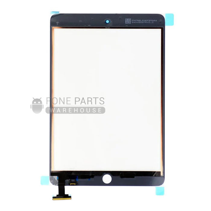 For iPad 2 Replacement Touch Digitizer Glass with Home Button and Adhesive in [White] (AAA Aftermarket)