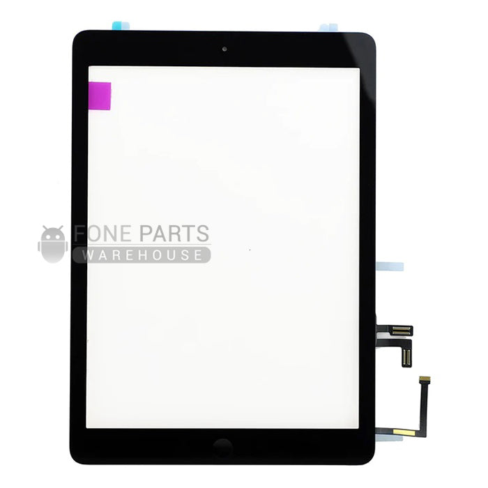 For iPad Air 1 Replacement Touch Digitizer Glass With Home Button and Adhesive in [Black][Original]