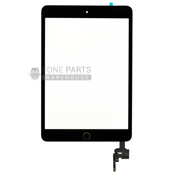 For iPad Mini 3 Replacement Touch Digitizer Glass and Adhesive in [Black] (AAA Aftermarket)