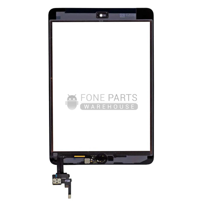 For iPad Mini 3 Replacement Touch Digitizer Glass with Adhesive in [White] (AAA Aftermarket)