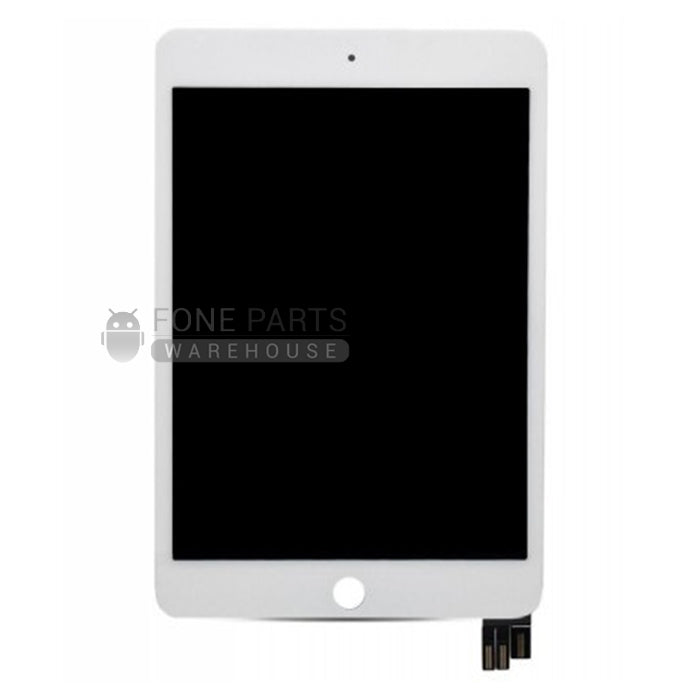 For iPad Mini 5 Replacement Complete LCD Screen Assembly with Digitizer [White][OEM]