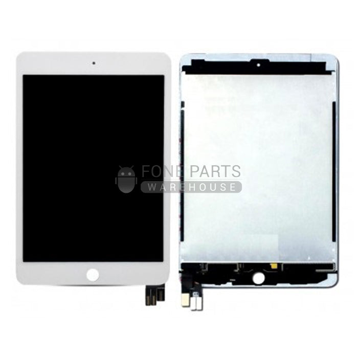 For iPad Mini 5 Replacement Complete LCD Screen Assembly with Digitizer [White][OEM]