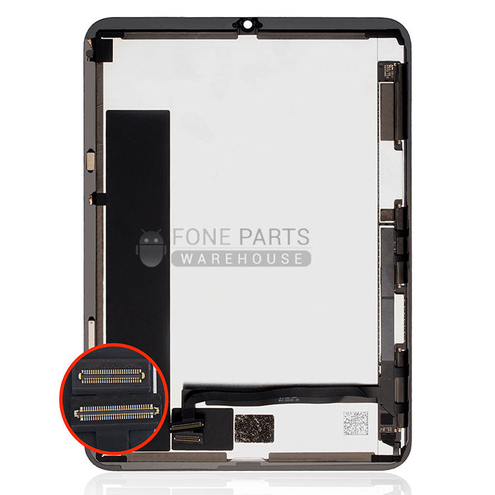 For iPad Mini 6 Replacement Complete LCD Screen Assembly with Digitizer [Black][OEM]