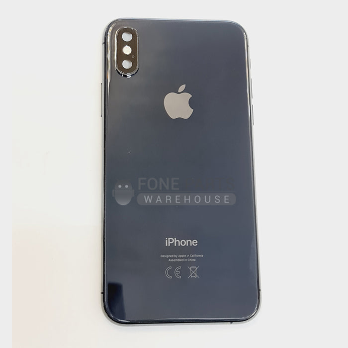 For IPhone X Genuine Housing With Parts & Battery in [Black] (Grade A Condition Taken From 14 Days Used Phone)