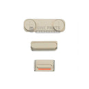 For IPhone 5S Replacement 3 Piece Button Set Gold