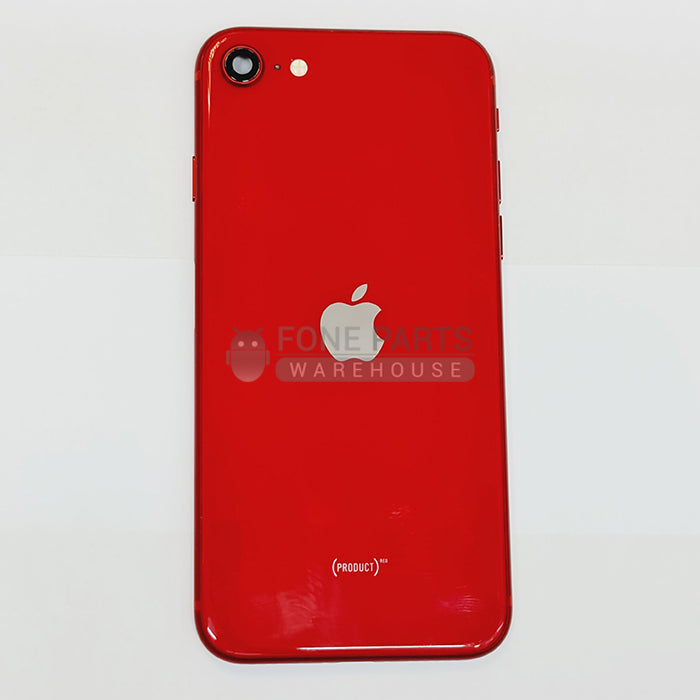 For IPhone SE 2020 Genuine Housing With Parts With Battery in [Red] [Grade A Condition Taken From 14 Days Used Phone]