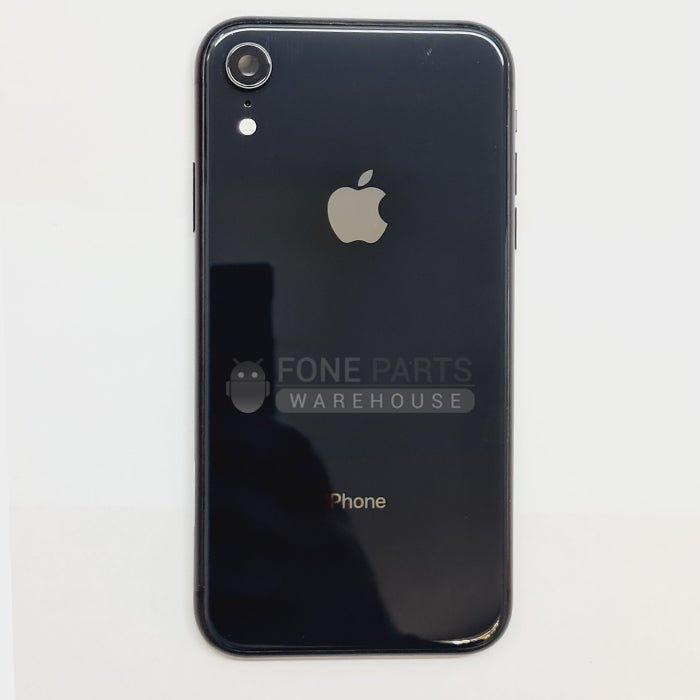 For IPhone XR Genuine Housing With Parts & Battery in [Black] (Grade A Condition Taken From 14 Days Used Phone)