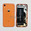 For IPhone XR Genuine Housing With Parts & Battery in Orange (Grade A Condition Taken From 14 Days Used Phone)