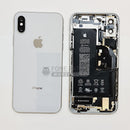For IPhone XS Genuine Housing With Parts & Battery in [White] (Grade A Condition Taken From 14 Days Used Phone)