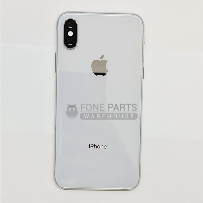 For IPhone X Genuine Housing With Parts & Battery in [White] (Grade A Condition Taken From 14 Days Used Phone)