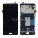 For Oneplus 3T Lcd with Digitizer [Black] [AMOLED - With frame ]