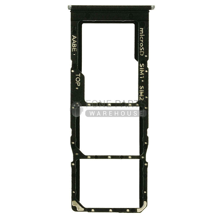 For A12 Nacho (SM-A127) Replacement Sim Tray [Black]