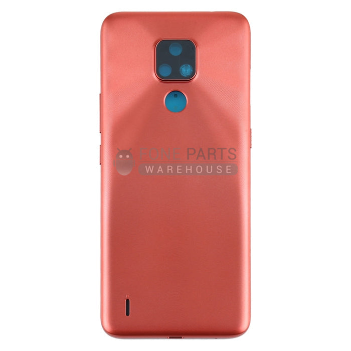 For Motorola E7 Replacement Battery Back Cover in [Satin Coral]