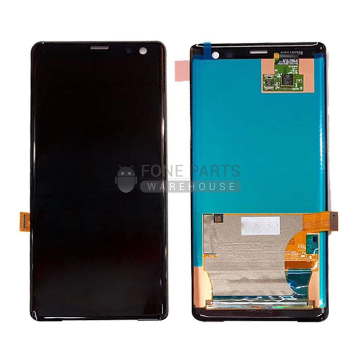 For Xperia XZ 3 Replacement LCD Screen Digitizer in With Frame Display in [Black]