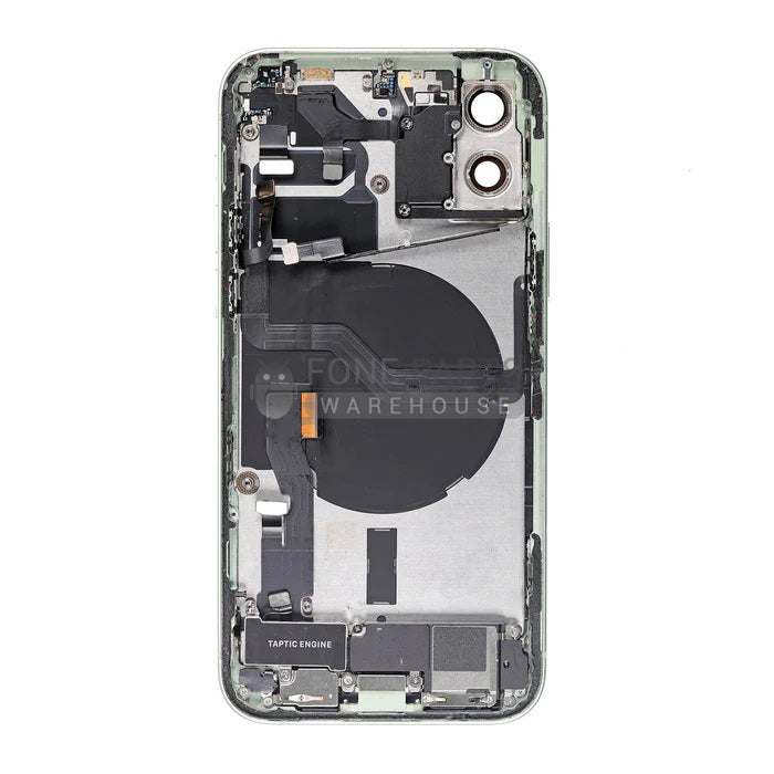 For IPhone 12 Genuine Housing With Parts in [Green] (Grade A Condition Taken From 14 Days Used Phone)