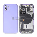 For IPhone 12 Genuine Housing With Parts in [lavender] (Grade A Condition Taken From 14 Days Used Phone)
