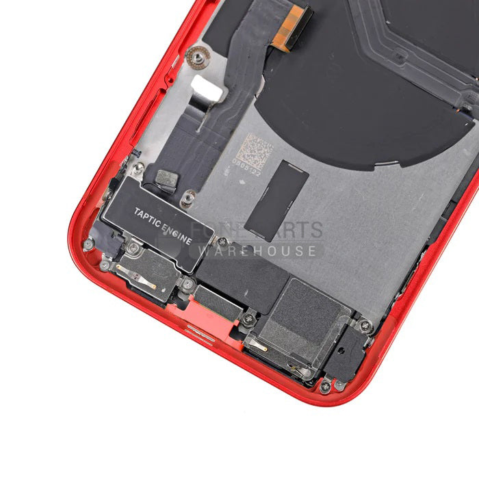 For IPhone 12 Genuine Housing With Parts in [Red] (Grade A Condition Taken From 14 Days Used Phone)