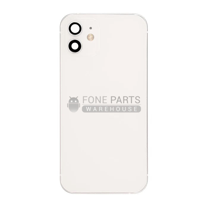 For IPhone 12 Genuine Housing With Parts in [White] (Grade A Condition Taken From 14 Days Used Phone)