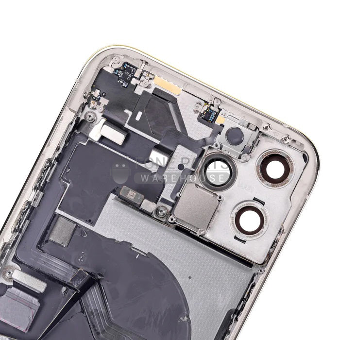 For IPhone 12 Pro Max Genuine Housing With Parts in [Silver] (Grade A Condition Taken From 14 Days Used Phone)