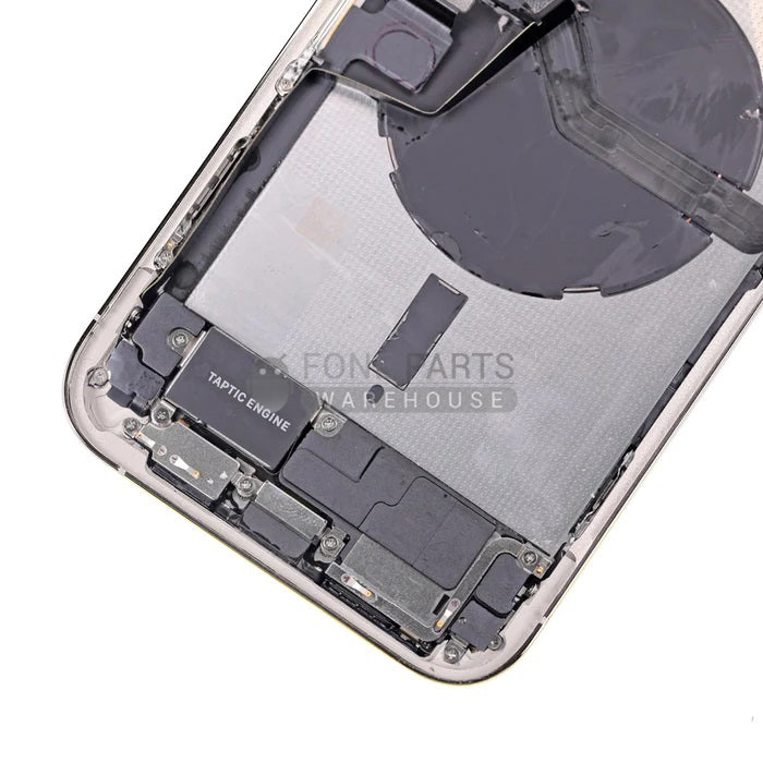 For IPhone 12 Pro Max Genuine Housing With Parts in [Silver] (Grade A Condition Taken From 14 Days Used Phone)