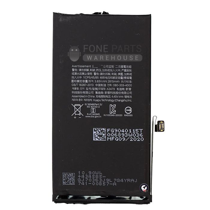 For IPhone 12 / 12 Pro Replacement Battery. [Assemble with Genuine IC]