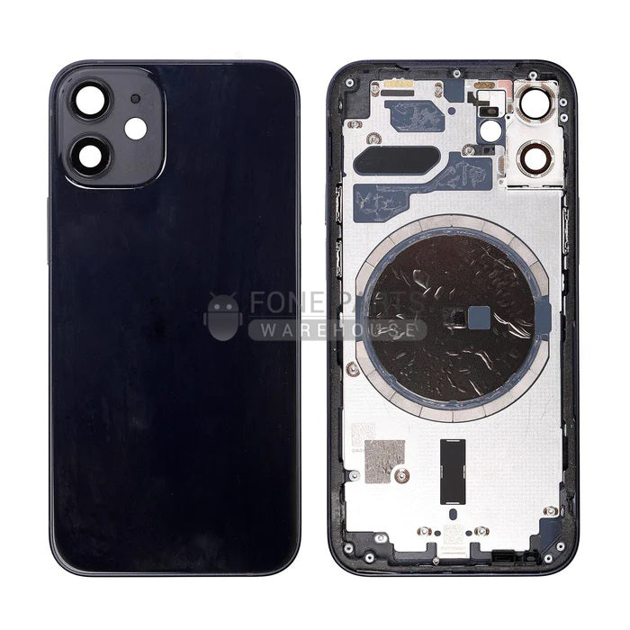 For IPhone 12 Mini Genuine Housing With Parts in [Graphite] (Grade A Condition Taken From 14 Days Used Phone)