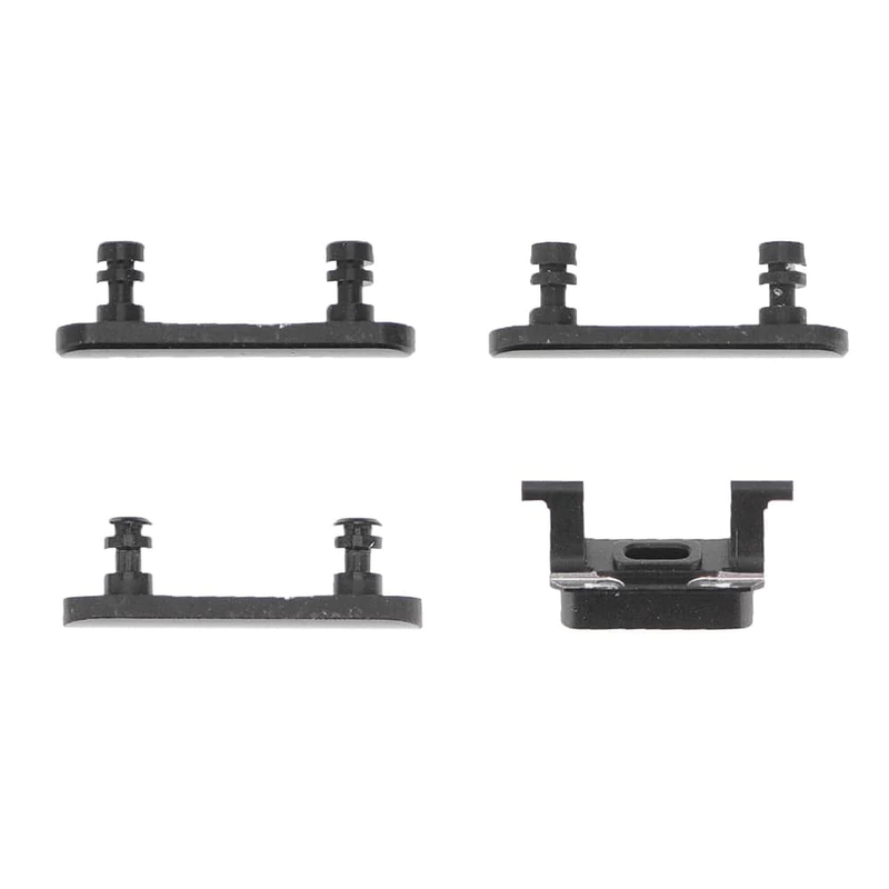 For Iphone 7G Replacement 3 Piece Button Set [Jet Black]