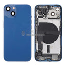 For IPhone 13 Genuine Housing With Parts in [Blue] (Grade A Condition Taken From 14 Days Used Phone)